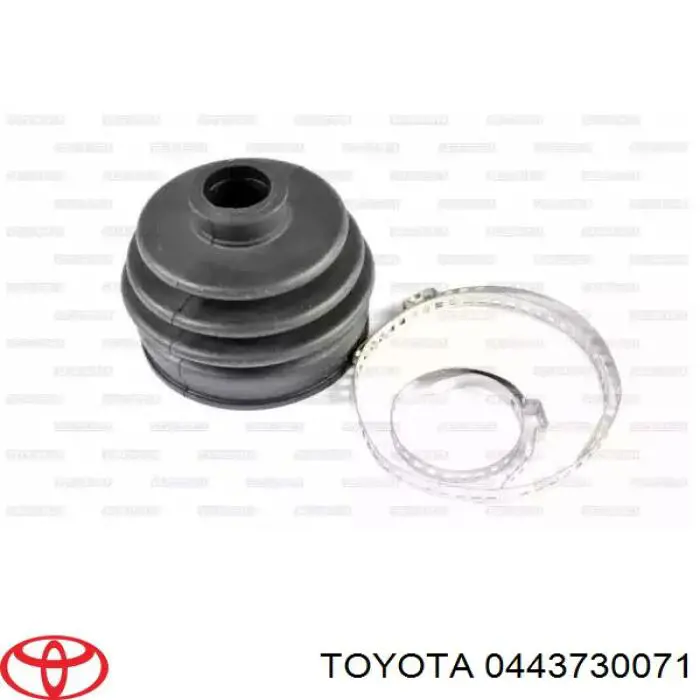 Fuelle de semieje delantero interior 0443730071 Toyota