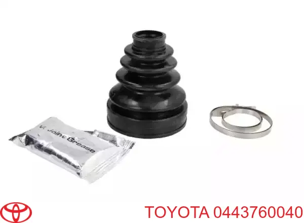 0443760040 Toyota fuelle, árbol de transmisión delantero interior