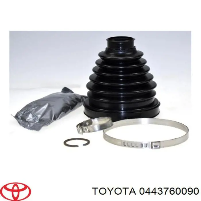 Fuelle, árbol de transmisión, Eje delantero interior para Toyota Land Cruiser (J150)