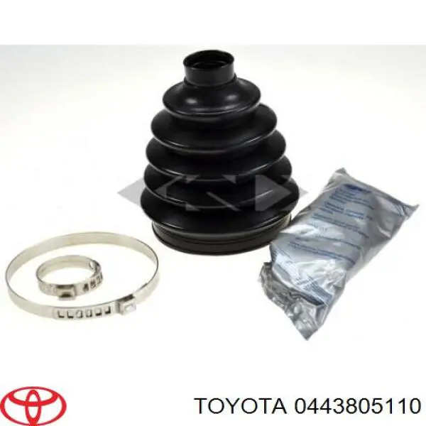 0443805110 Toyota fuelle, árbol de transmisión delantero exterior