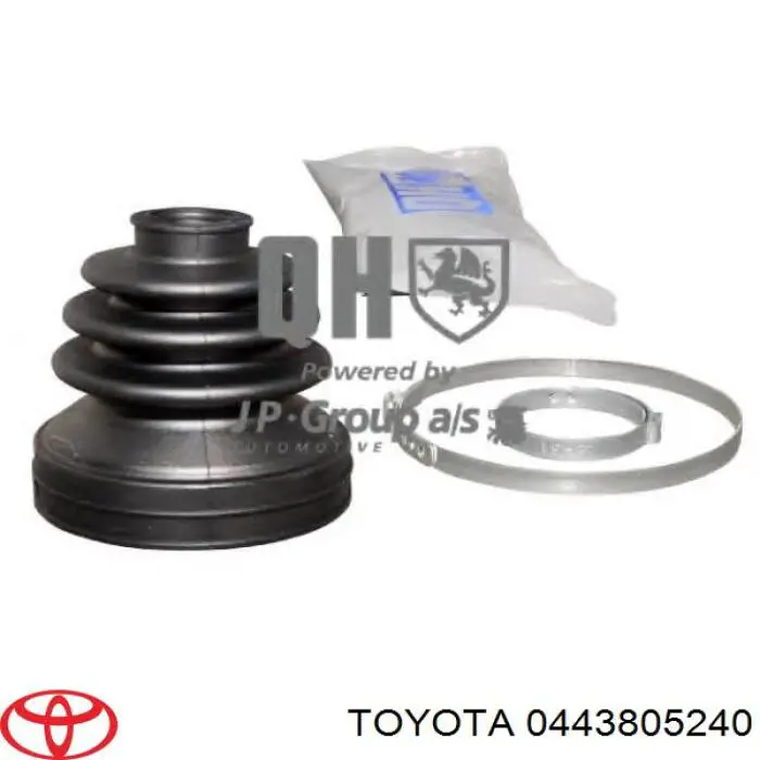 0443805240 Toyota fuelle, árbol de transmisión delantero exterior