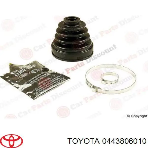 0443806010 Toyota fuelle, árbol de transmisión delantero exterior