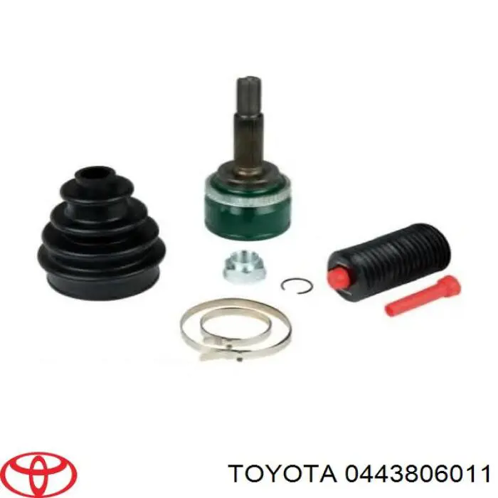 Fuelle de semieje delantero interior 0443806011 Toyota