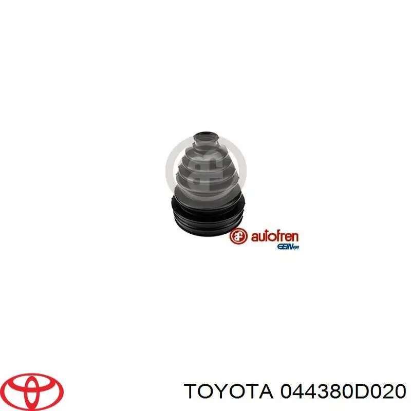 044380D020 Toyota fuelle, árbol de transmisión delantero exterior