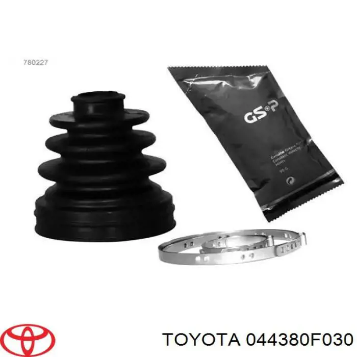 044380F030 Toyota fuelle, árbol de transmisión delantero interior