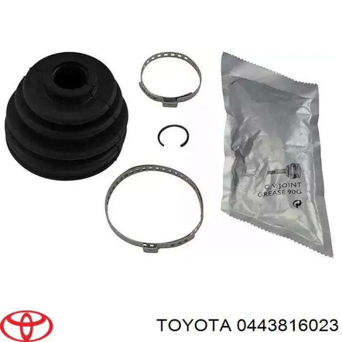 0443816023 Toyota fuelle, árbol de transmisión delantero exterior