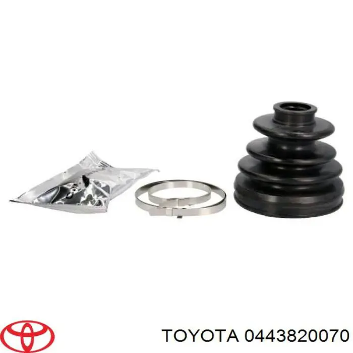 0443820070 Toyota fuelle, árbol de transmisión delantero exterior