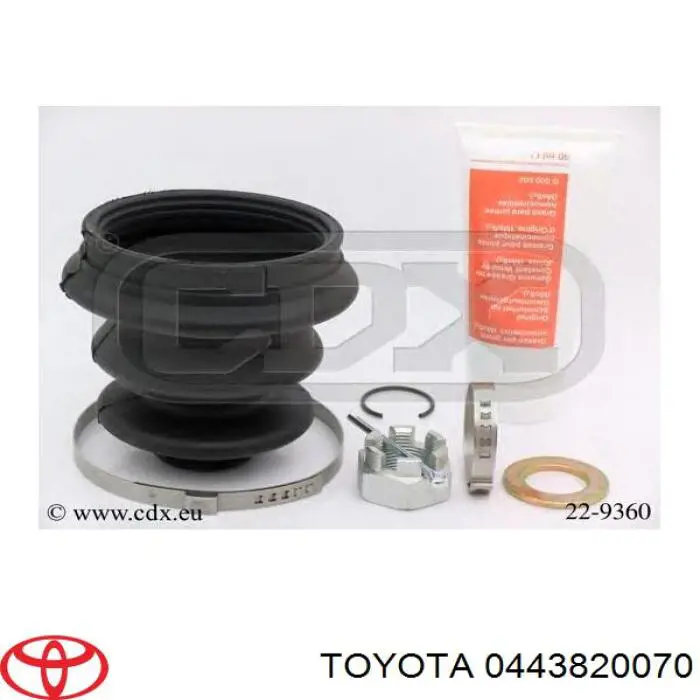 Fuelle, palier delantero exterior Toyota 0443820070 precio, desde 10,78 EUR