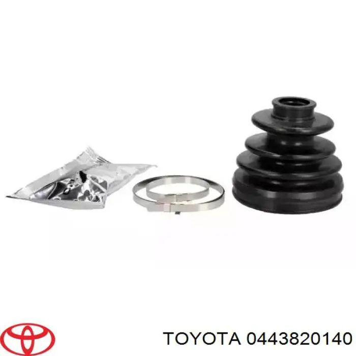 0443820140 Toyota fuelle, árbol de transmisión delantero exterior