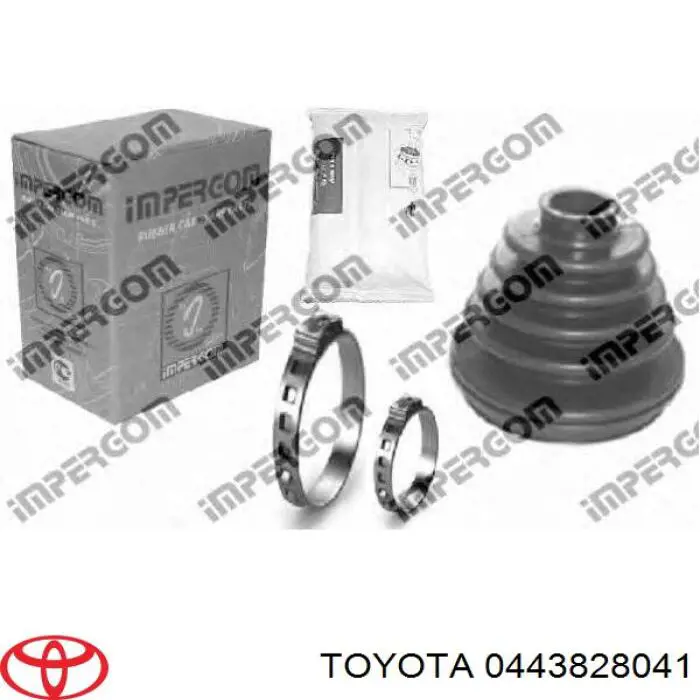 Fuelle, junta homocinética interior derecha delantera Toyota 4344806350