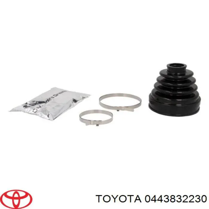 0443832230 Toyota fuelle, árbol de transmisión delantero interior