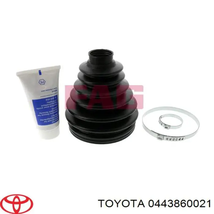 0443860021 Toyota fuelle, árbol de transmisión delantero exterior