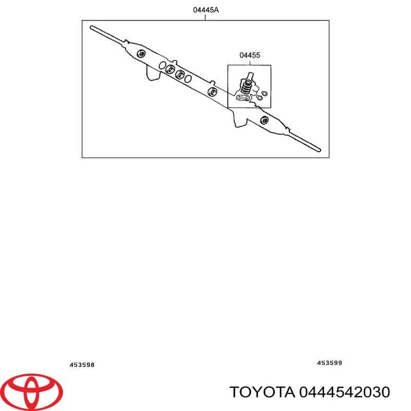 Juego de juntas, cremallera de dirección Toyota 0444542030 precio, desde 73,20 EUR