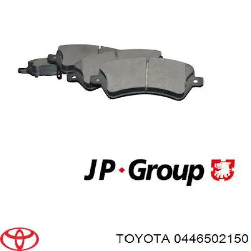 Comprar 0446502150 Toyota Pastillas delanteras de freno