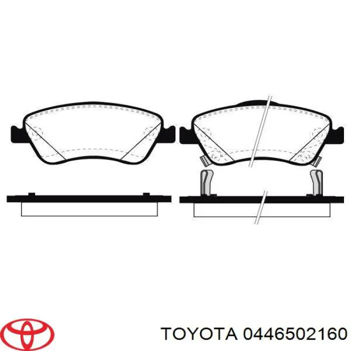 Pastillas de freno delanteras Toyota Corolla E12