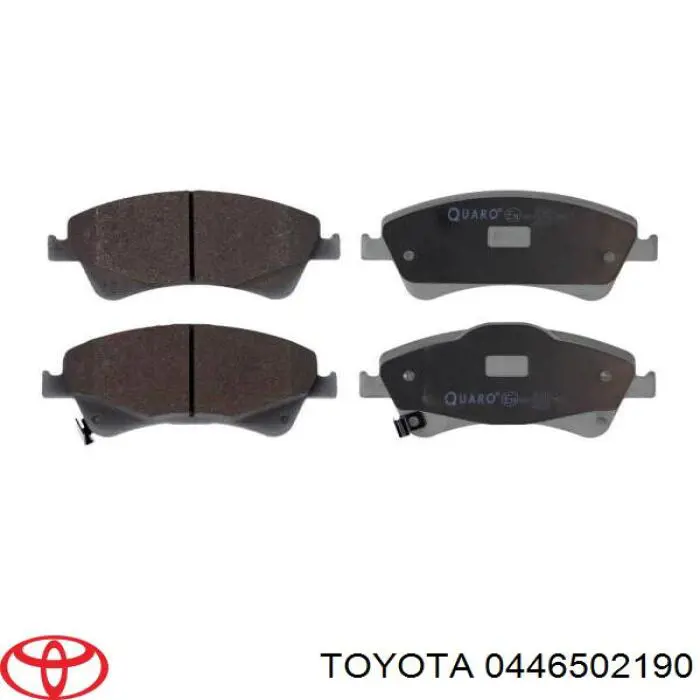 Pastillas freno delanteras Toyota 0446502190 precio, desde 32,16 EUR