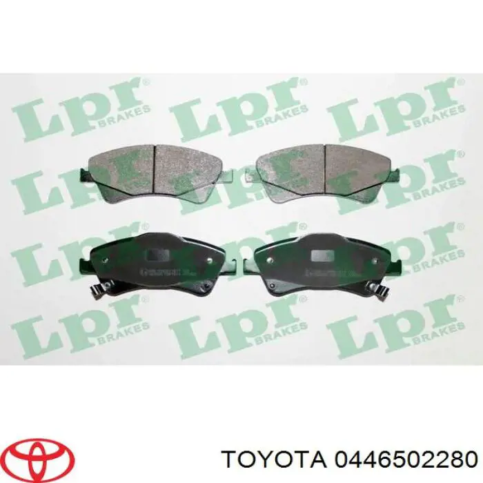 Pastillas freno delanteras Toyota 0446502280 precio, desde 32,16 EUR