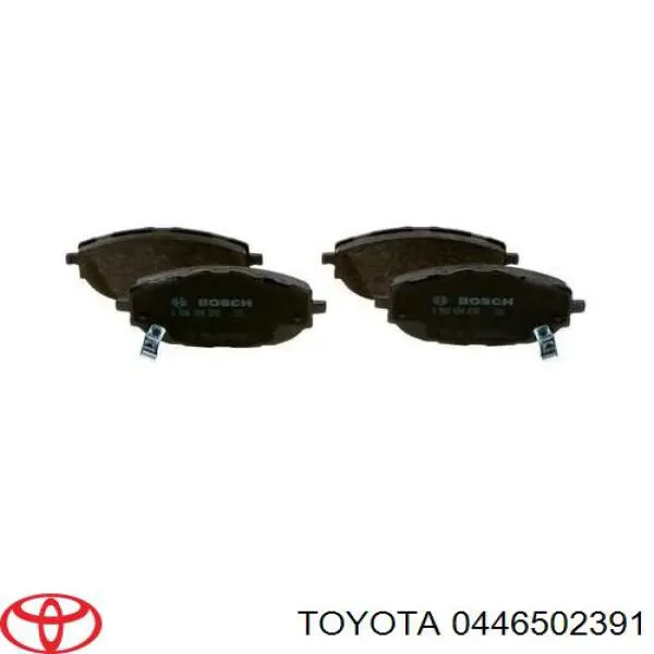 Pastillas freno delanteras Toyota 0446502391 precio, desde 29,55 EUR