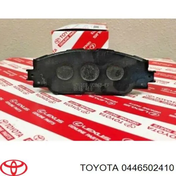 Pastillas de freno delanteras Toyota 0446502410