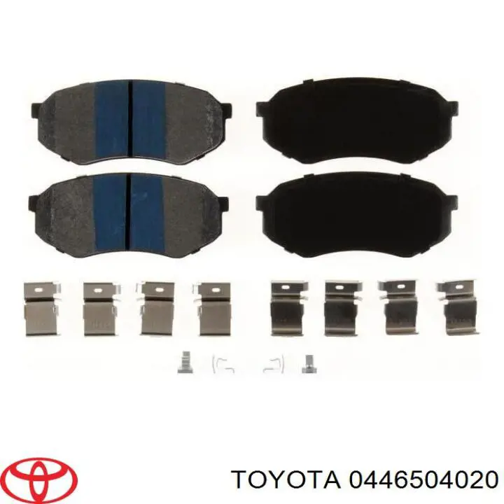 Pastillas de freno 0446504020 Toyota