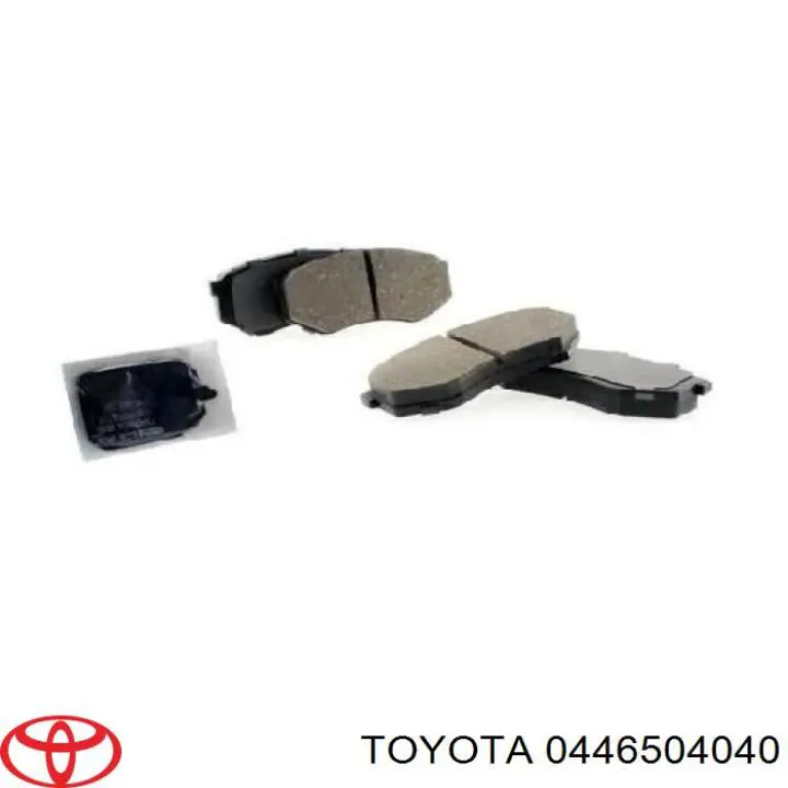 0446504040 Toyota pastillas de freno delanteras