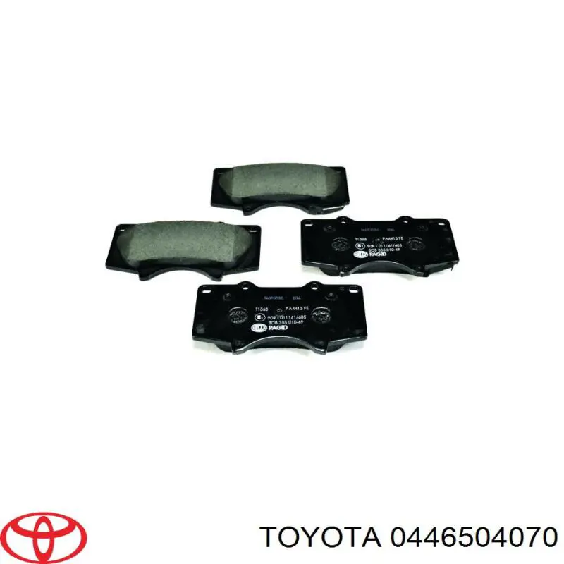 0446504070 Toyota Pastillas delanteras