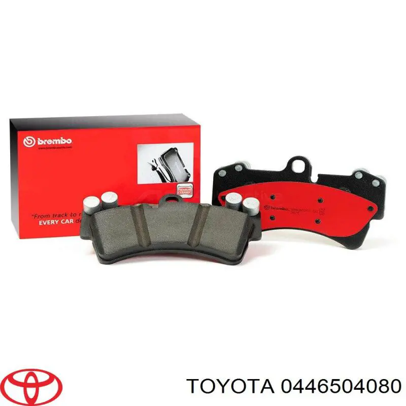 Pastillas de freno 0446504080 Toyota