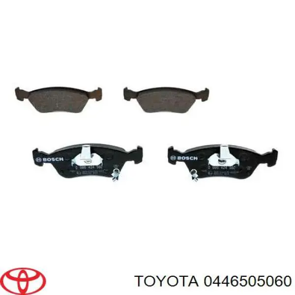 Pastillas freno delanteras Toyota 0446505060 precio, desde 26,24 EUR
