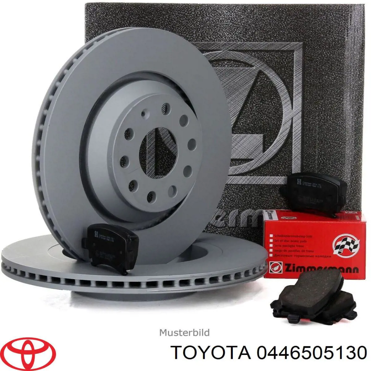 0446505130 Toyota pastillas de freno delanteras