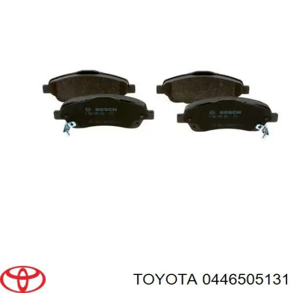 0446505131 Toyota pastillas de freno delanteras