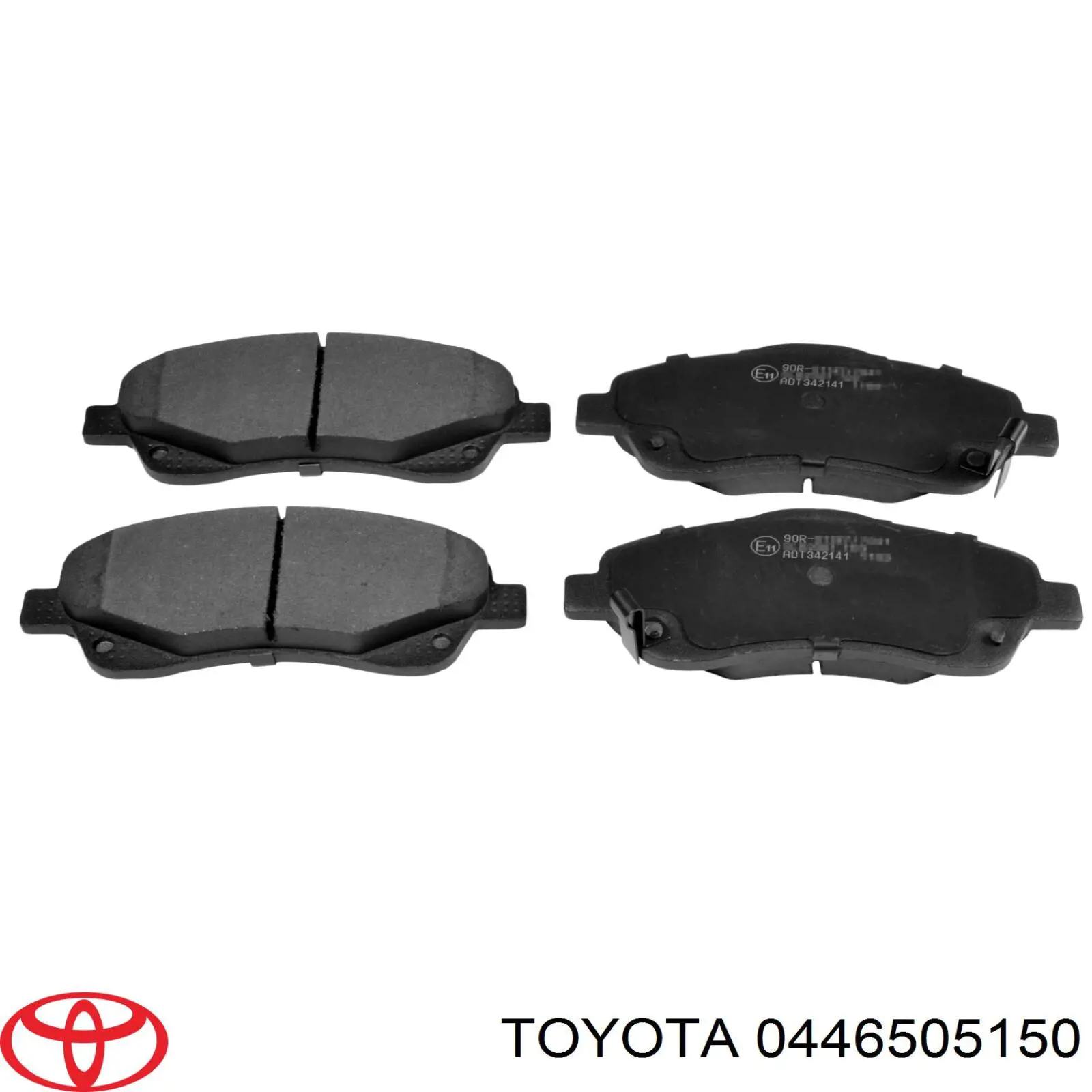 0446505150 Toyota pastillas de freno delanteras