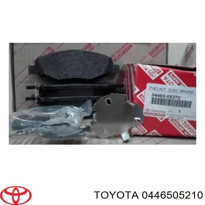 0446505210 Toyota pastillas de freno delanteras