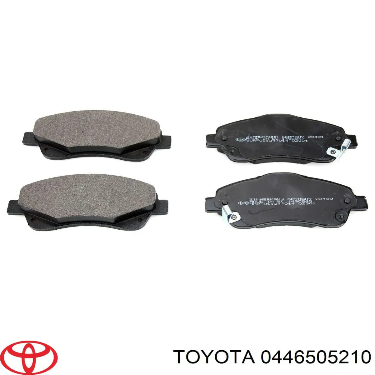 Pastillas de freno delanteras Toyota Corolla R10