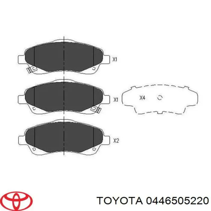 Pastillas de freno delanteras Toyota Corolla R10
