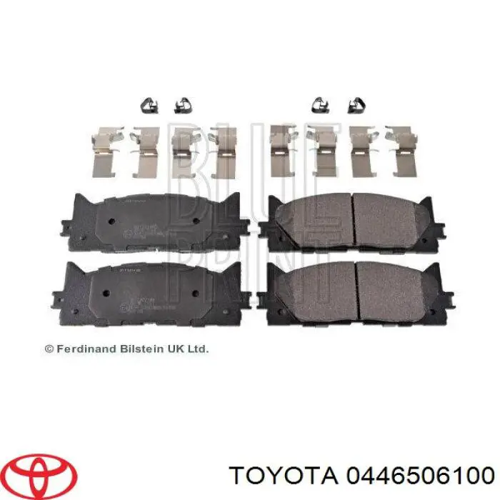 Comprar 0446506100 Toyota Pastillas delanteras de freno