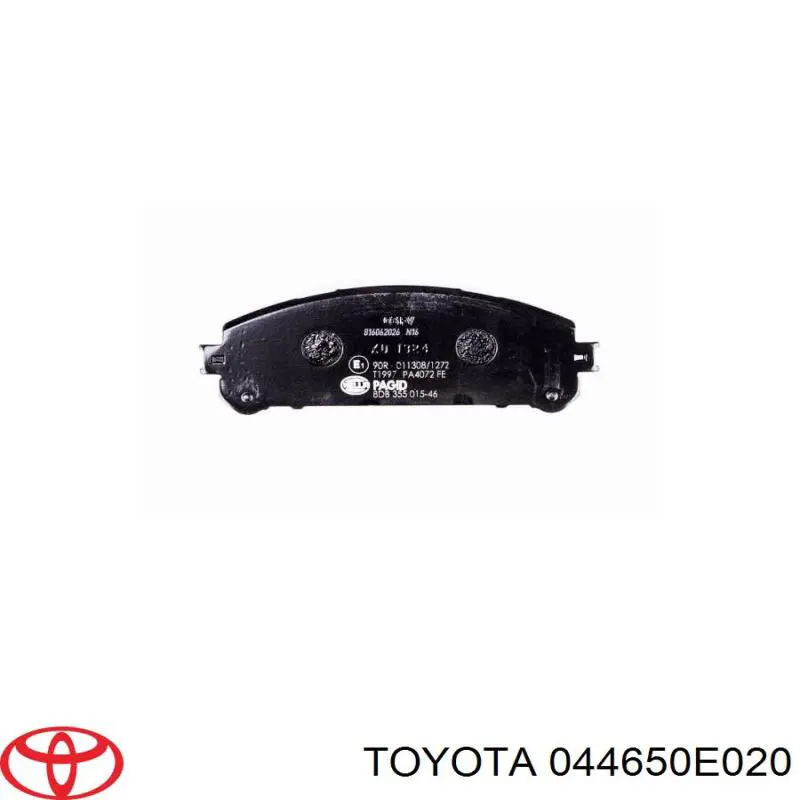 044650E020 Toyota pastillas de freno delanteras