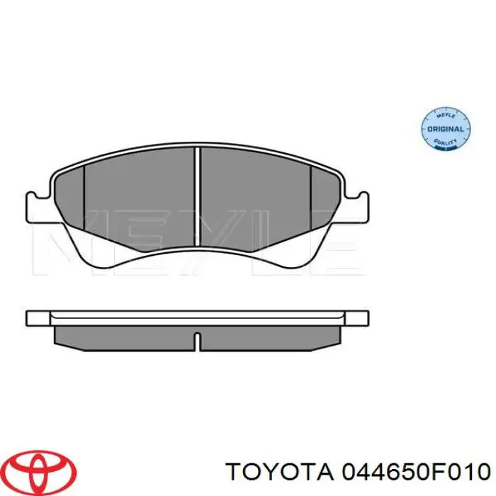Comprar 044650F010 Toyota Pastillas delanteras de freno