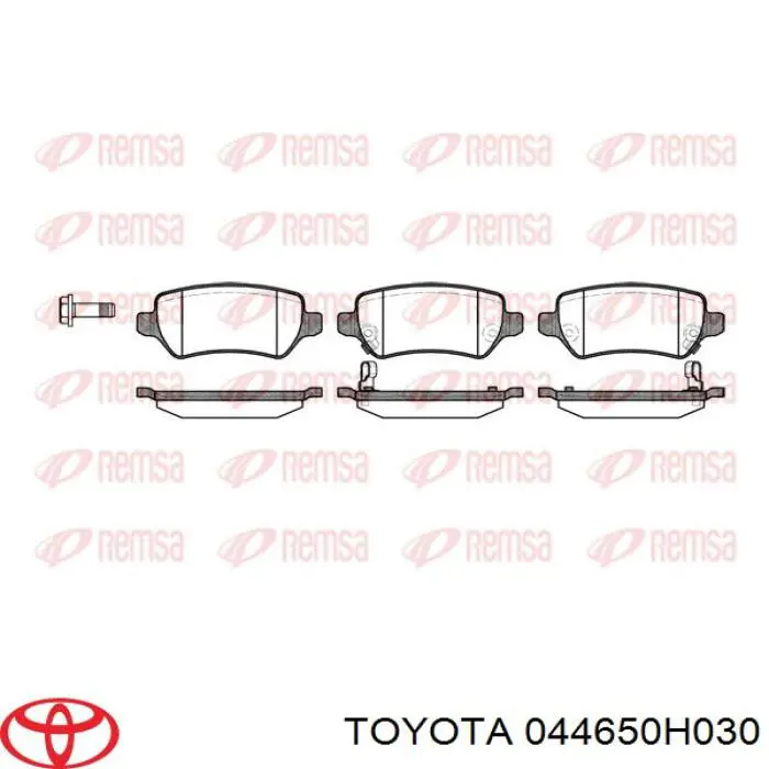 Comprar 044650H030 Toyota Pastillas delanteras de freno