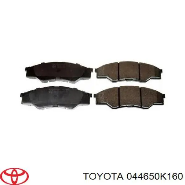Pastillas de freno 044650K160 Toyota