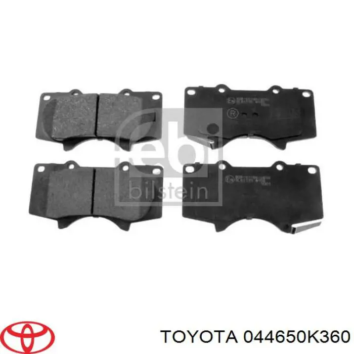Pastillas freno delanteras Toyota 044650K360 precio, desde 70,44 EUR