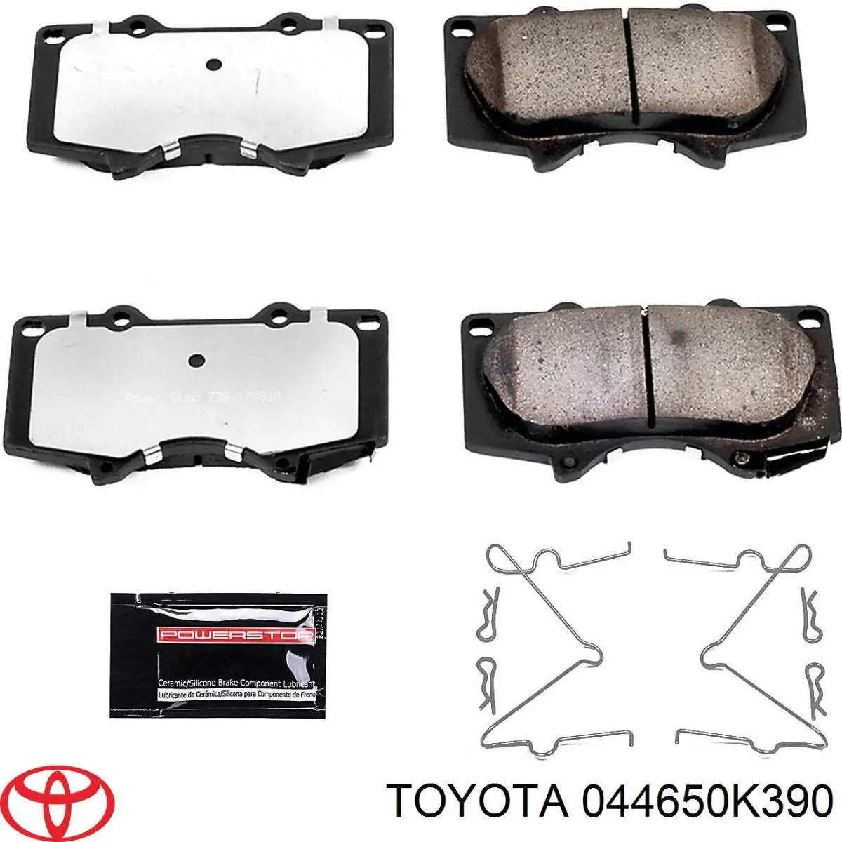 Pastillas de freno delanteras Toyota 044650K390