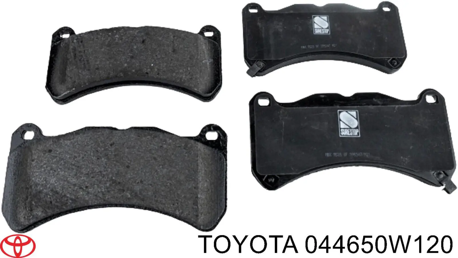 044650W120 Toyota Pastillas delanteras