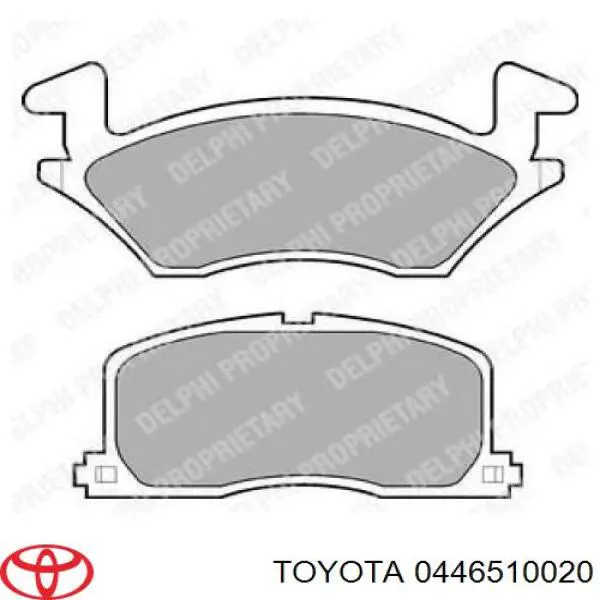 Pastillas freno delanteras Toyota 0446510020 precio, desde 20,16 EUR
