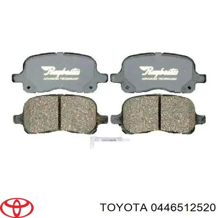 Comprar 0446512520 Toyota Pastillas delanteras de freno
