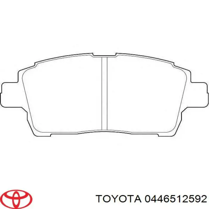 Pastillas de freno delanteras Toyota Prius NHW20