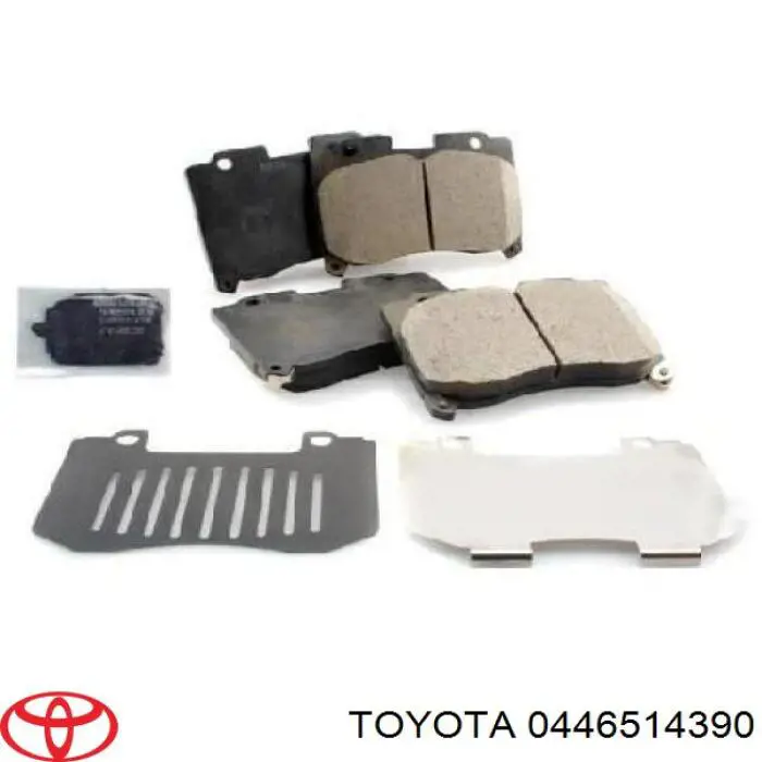 446514390 Toyota pastillas de freno delanteras