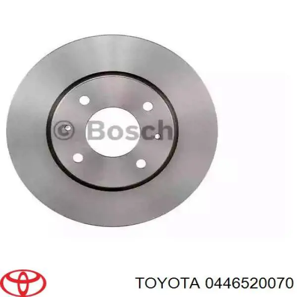 0446520070 Toyota pastillas de freno delanteras