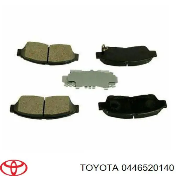 0446520140 Toyota pastillas de freno delanteras