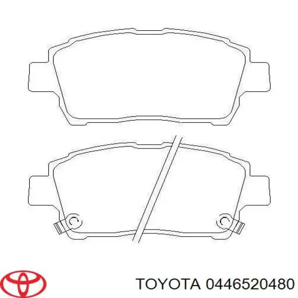 Pastillas de freno delanteras Toyota Prius NHW20