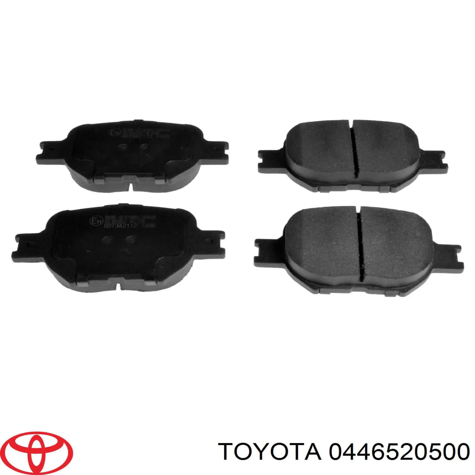 0446520500 Toyota pastillas de freno delanteras